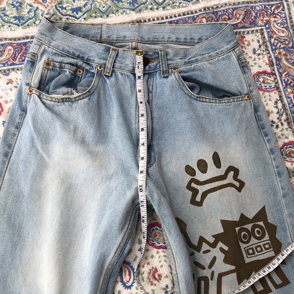Vintage California Coast Print Jeans - Picture 12 of 14
